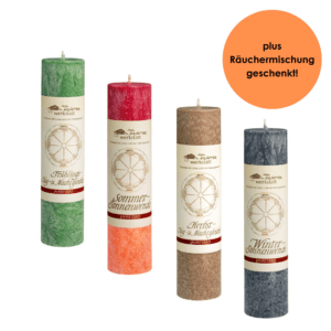Sonnen-Jahreskreisfeste I Heilkräuterkerzen I Bundle
